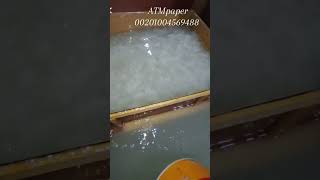 How to make paper from cotton Handmadepaper cottonpaper ATMpaper [upl. by Josey748]