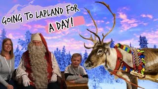 LAPLAND DAY TRIP WITH TUI IN SEARCH FOR SANTA  TRAVELLING TO FINLAND [upl. by Capps]