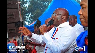 Bawumia paid a courtesy call on the chief and stakeholders in Kintampo [upl. by Newberry765]