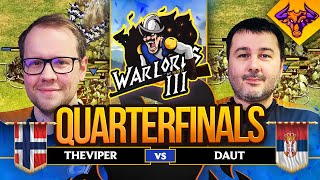 TheViper vs DauT Quarterfinals WARLORDS 3 [upl. by Linzy83]