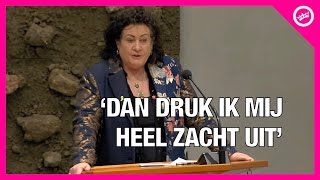 Caroline van der Plast WOEST op afwezige NSCminister quotIk vind het HEEL VREEMDquot [upl. by Minton]