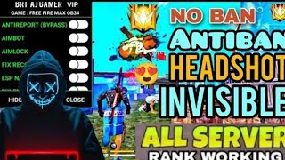 😈 New latest 100℅ Antiban Free fire injecter Headshot  Location hack 100℅ Rank Working Bellara [upl. by Ellitnahc]