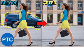 How To Remove ANYTHING From a Photo In Photoshop [upl. by Arriat]