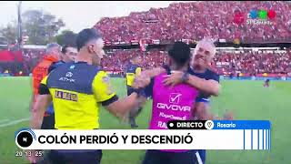 COLÓN PERDIÓ Y DESCENDIÓ  Telefe Santa Fe [upl. by Adrianne267]