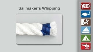 Sailmakers Whipping Knot  How to Tie a Sailmakers Whipping [upl. by Darrell]