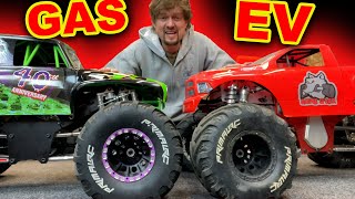 Worlds Biggest RC Cars  Petrol vs Electric [upl. by Dang]