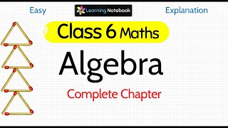 Class 6 Maths Algebra [upl. by Brena]