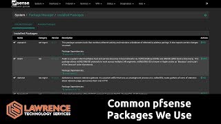 The Common pfsense Packages  Plugins We Use and Why [upl. by Negroj891]