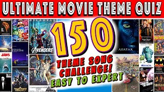 Guess The Movie Theme Song QUIZ CHALLENGE 150 Tracks [upl. by Elena]