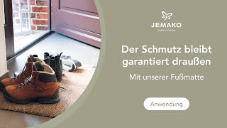 Die neue JEMAKO Fußmatte im Härtetest Optimal gegen Nässe und Schmutz [upl. by Merceer]