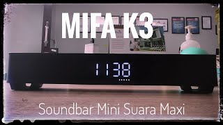 Mifa K3 Soundbar Sound test [upl. by Dahraf]