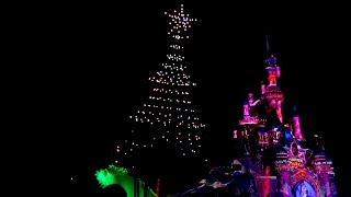 DISNEYLAND PARIS ELECTRICAL SKY PARADE XMAS [upl. by Uokes]