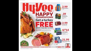 HyVee Weekly Sale Ad Flyer 1116202211232022 Stockup Prepping Food Groceries Deals [upl. by Harutek849]