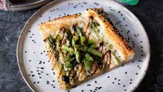 Video ricetta tortasalata con asparagi al balsamico e Raspadura Bella Lodi [upl. by Leahcimrej]