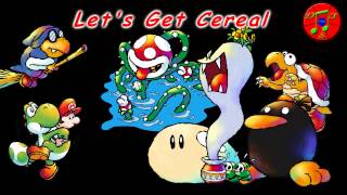 Yoshis Island Remix  Lets Get Cereal Big Boss Mid Boss Final Boss [upl. by Kubiak]