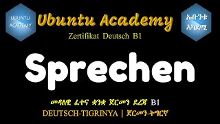 B1  Sprechen  Prüfungstraining [upl. by Mongeau]