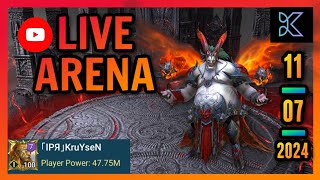 Raid Shadow Legends  Live Arena IPR KruYseN  Own Account  Lets Have Some Fun [upl. by Zingg613]