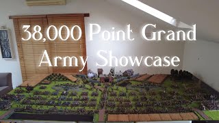 Empire 38000 Point Grand Army Showcase  Warhammer The Old World [upl. by Tann]