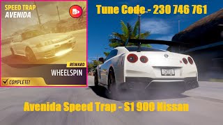 Forza Horizon 5  Avenida Speed Trap S1 900 Nissan [upl. by Tima]