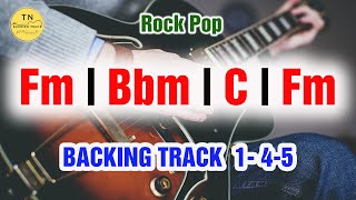 Fm 145 Guitar Backing Track Rock Fm Bbm C TN Backing Track [upl. by Ahsets629]