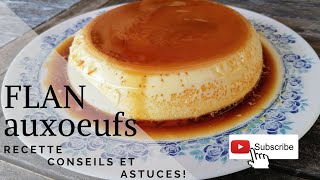 FLAN AUX OEUFS  Recette Astuces et conseils FRENCHARABIC [upl. by Eulalee375]