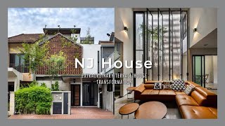 Malaysias Extraordinary Terrace House Transformation｜NJ House｜Architecture｜House Tour [upl. by Amar]