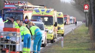 Ernstig ongeluk op Oostkanaalweg N207 bij Alphen aan den Rijn [upl. by Corbett]