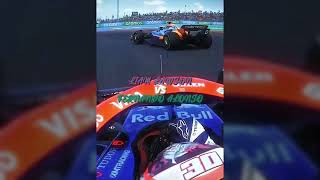 Fernando vs Lawson Cota 2024 f1 liamlawson fernandoalonso [upl. by Nyladnarb772]