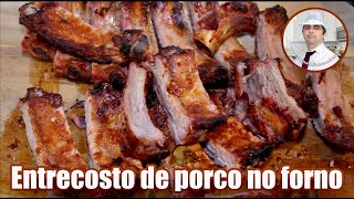 Entrecosto de porco no forno Pork ribs in the oven [upl. by Vargas]