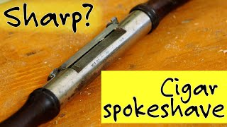 Miller Falls No1 Cigar Spokeshave  Sharpening and Potential Design Flaw [upl. by Stoneman]