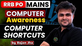 🔥RRB PO Mains 2024  Computer Shortcuts MS WORD MS OFFICE  Rajan Resolverj [upl. by Fish]