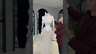 Bringing wedding dress dreams to life 🤍 [upl. by Enywtna687]