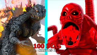 LOS KAIJUS Y TITANES ATACAN MI MUNDO DE DINOSAURIOS Godzilla me ayuda nueva serie ARK Kaijus 2 [upl. by Travers]