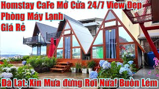 Đà Lạt HomeStay CaFé View Đẹp Mở Cửa 247 Giá RẻMưa Quá Đi [upl. by Jahdol6]