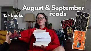 The 17 books I read in August amp September 📖 Fantasy Dark Academia and Romance Books [upl. by Catherin]