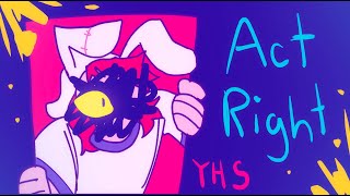 Act Right animation meme  yhs [upl. by Euf]