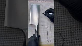 Tufting a GIANT Cleaver Knife ASMR [upl. by Gardener309]