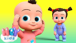 Cabeza Hombros Rodillas y Pies  Canciones Infantiles y Videos Para Niños  HeyKids [upl. by Yeleak]