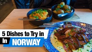 Norwegian Food Tour  5 Dishes to Try in Oslo Norway Americans Try Norwegian Food [upl. by Annayr]