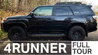 5th Gen 4Runner CampingOverlanding SetupRig Tour 2020  A Couple and a Dog  Affordable DIY Build [upl. by Terza]