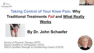 Taking Control of Your Knee Pain Why Traditional Treatments Fail and What Really Works [upl. by Aihseket522]