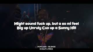 SILENCE  POPCAAN LYRICS [upl. by Augusto]