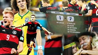 Germany 7 vs Brazil 1 World Cup 2014 [upl. by Lanrev]