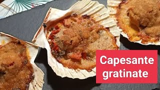 Capesante super gustose gratinate al forno [upl. by Coshow]