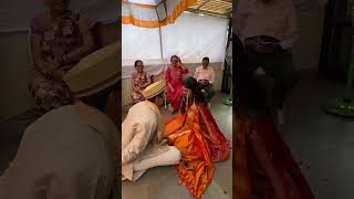 Shaadi ke Bad ki rasmein 🥰🤪 rituals wedding wedmegood fun games shorts [upl. by Anelim]