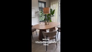 Nieuw Eettafel Irene 😍 [upl. by Airda929]