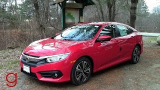 2017 Honda Civic EXT Sedan  Road Test amp Review [upl. by Latvina]