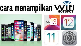 CARA MENGAKTIFKAN HOTSPOT IPHONE [upl. by Fanchette]