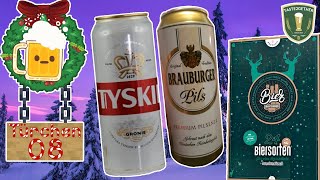 BIER ADVENTSKALENDER 2024  Türchen 8 Das Brauburger Pils und Tyskiee Gronie Lager [upl. by Saudra987]