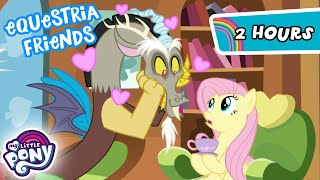 My Little Pony Friendship is Magic  Friends Across Equestria  2 Hour  MLP FiM Full Episodes [upl. by Elsinore633]